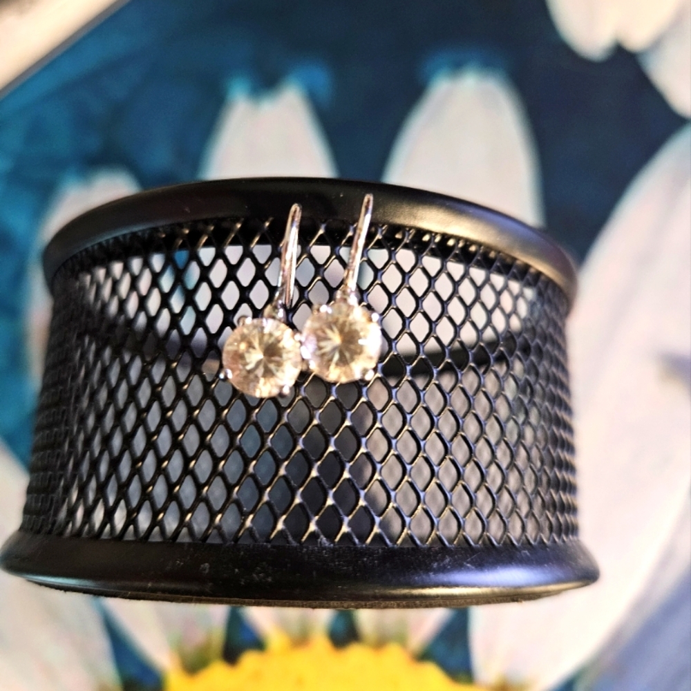 Sterling Silver .925 CZ Earrings